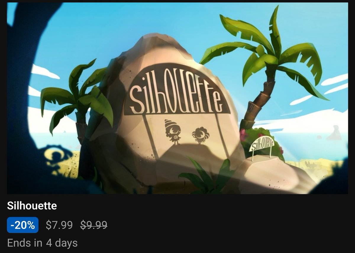 For a few days, Silhouette is 20% off on the Meta Quest store !!

Time to get your 🙌 on our hand tracking puzzle 🧩 game if you have not already!