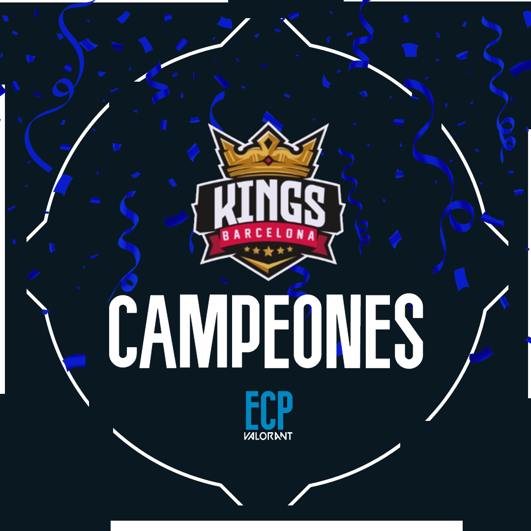 #ECPvalorant | CAMPEÓN

🏆| <a href="/Kings_BCN/">Kings Barcelona</a> 
✉️| ¡Enhorabuena! Mucha suerte en el futuro, os deseamos lo mejor. 

🚨| Gracias a todos los equipos participantes, estar atentos a lo que se viene...