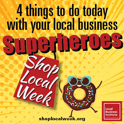 It’s Shop Local Donut Day!
We’re giving today its own special focus during Shop Local Week Donut Day! Take the Shop Local Week daily challenge and post a pic with local donutes &amp; #ShopLocalWeek. Show your love for locals!
#shoplocalweek #localfirst #localbusinessinstitutelocals