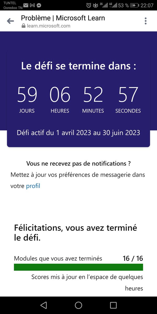 BrahimNeila's tweet photo. Je viens de terminer le defi
#MicrosoftEdu
#MIEExpert https://t.co/q2venhklCK