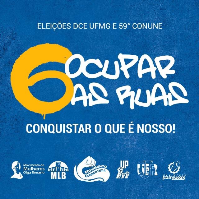 MarianaUP_'s tweet photo. Começou o processo eleitoral do DCE - UFMG! Uma entidade importantíssima, que deve dialogar com os estudantes e construir luta pelo direito de permanência, de acesso à cidade e de dignidade.

Assim, estou na construção da Chapa 6 - Ocupar as Ruas, Conquistar o que é Nosso! 🔥 + https://t.co/heioYSxeqi