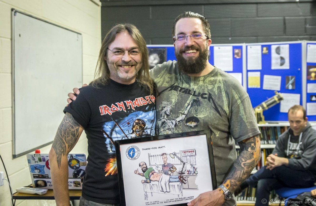 <a href="/mggtTaylor/">Dr Dr Matt 'Death Metal Unicorn' Taylor</a> blimey! 
Remember this at <a href="/NorwichAS/">NorwichAstroSociety</a> ?
This just showed up in my timeline … ‘twas 7 years ago today!