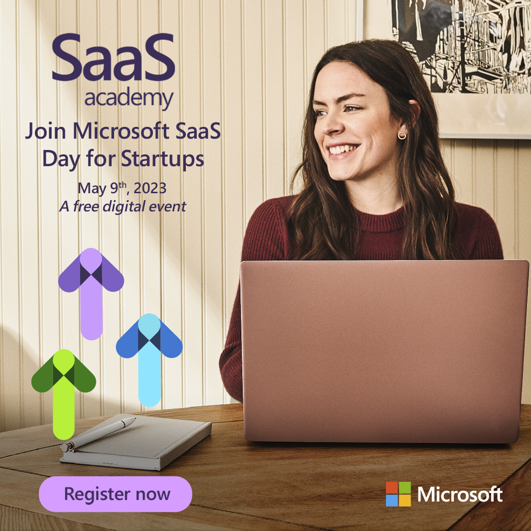 ms_pakistan's tweet image. 🔓 Unlock the power of Software-as-a-Service for your startup. Join us on May 9th for SaaS Day for Startups.   

Register now for free​: msft.it/6011grPpH

#MicrosoftMEA #MicrosoftForStartups