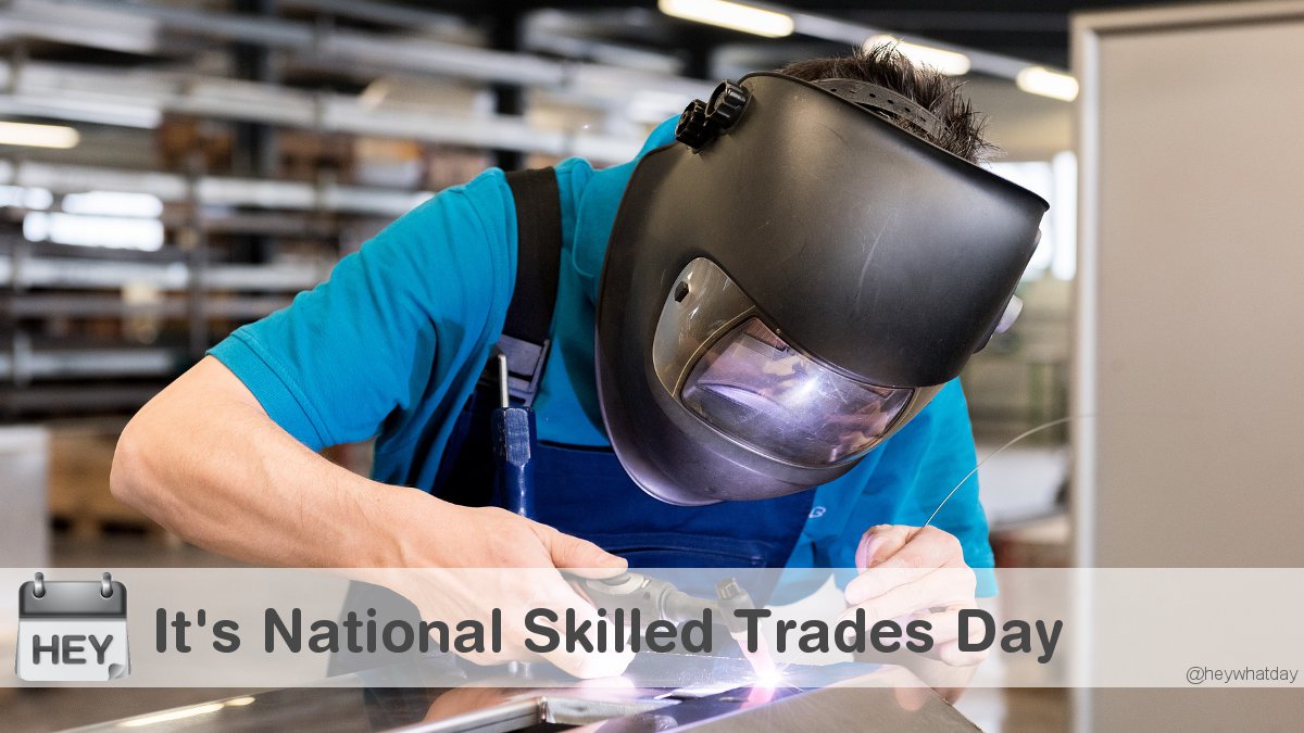 It's National Skilled Trades Day! 
#NationalSkilledTradesDay #SkilledTradesDay #Weld