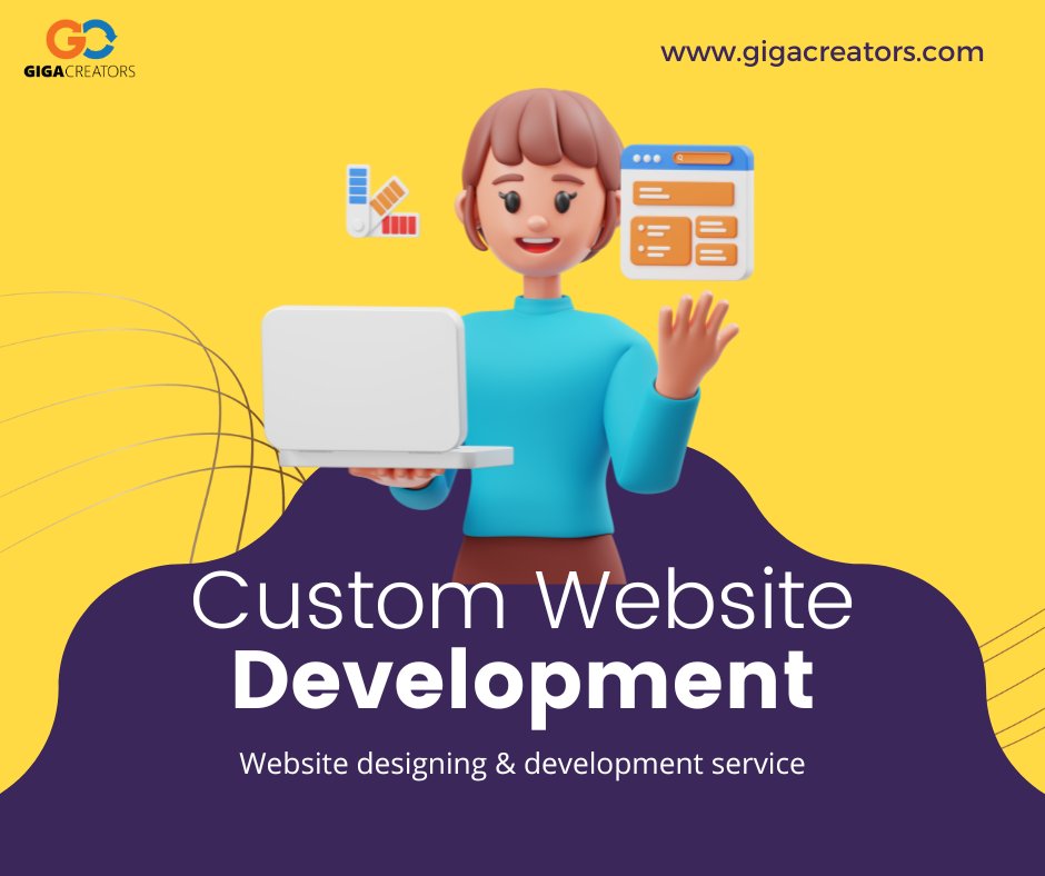 gigacreators's tweet image. Get ahead of the curve and make your business stand out with a cutting-edge custom website!
#customwebsitedevelopment #entrepreneurship #gigacreators #gigamarketpro