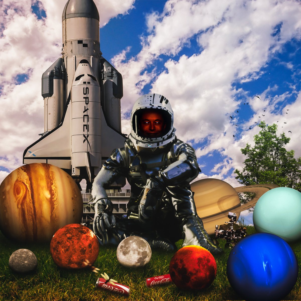 shubhutts's tweet photo. @elonmusk made with @Photoshop 

hello family...
#photoshop https://t.co/oBWmmlROMu