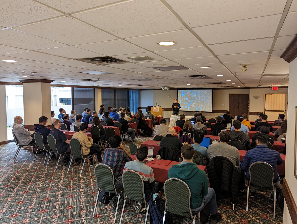 jconfdev's tweet photo. .@argntprgrmr kicking off the first @#JconfToronto with a keynote on architecture! https://t.co/AEJEImu7hX