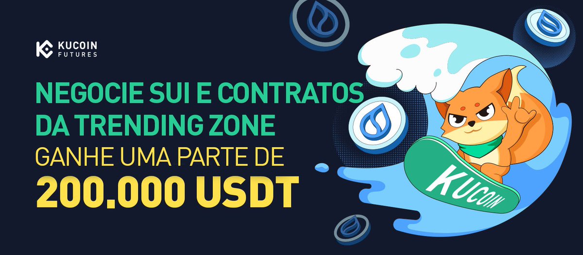KuCoinPortugues's tweet photo. Negocie @SuiNetwork $SUI e contratos da Trending Zone e ganhe uma parte de 200.000 USDT!
🔹Airdrop apenas para iniciantes
🔹Negociação e sorteio
🔹Negocie e compartilhe um pool de prêmios
🔹Plano de atualização #VIP
🔹Siga e RT
🔹Negocie no #KuCoinP2P
https://t.co/AsNI2J3pp7 https://t.co/J2zjoWJ20b