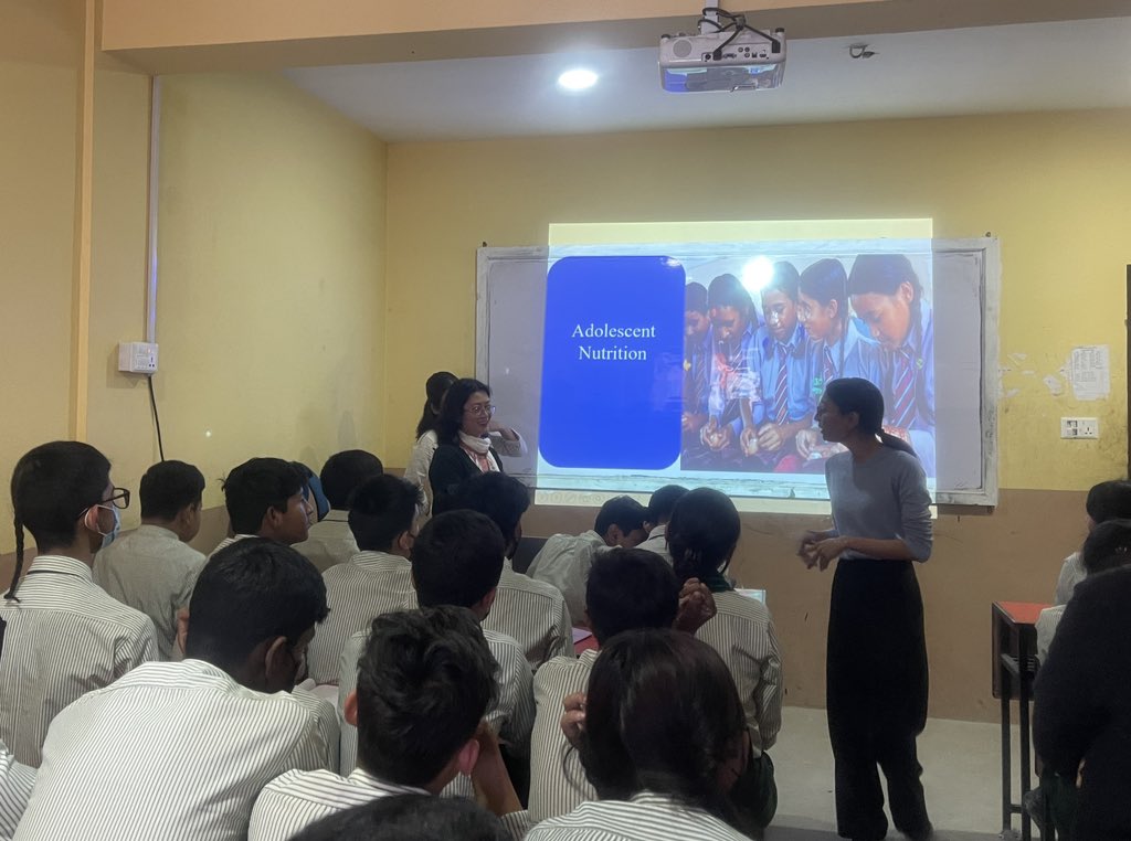 CioinfoOrg's tweet photo. CIO and Ward Heath Office with support of CAFODAT, successfully organized Nutrition Education at Rastra Secondary School, Ward no. 11 Tarkeshwor. 123 students of class eight, nine and ten participate in this program.
#nutrition #adolescent #adolescentnutrition #schoolactivity https://t.co/7PMYnx2pmA