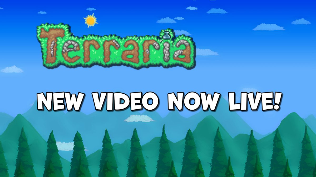 PlatinumYT__'s tweet photo. To survive in Terraria you need to die... Ironic isnt it... New video up now!!

Video is available at: https://t.co/Mzci1dqTHM

Please check it out. https://t.co/bKzosEuFfE