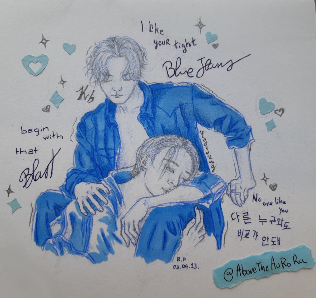 AboveTheAuRoRa's tweet photo. I like your tight blue jeans ๐
#art #drawing #traditionaldrawing #Blue #fanart #kpopfanart #onlyoneof #onlyoneoffanart #kb #yoojung #kyujung #kbfanart #yoojungfanart https://t.co/aUxKkBzmk5