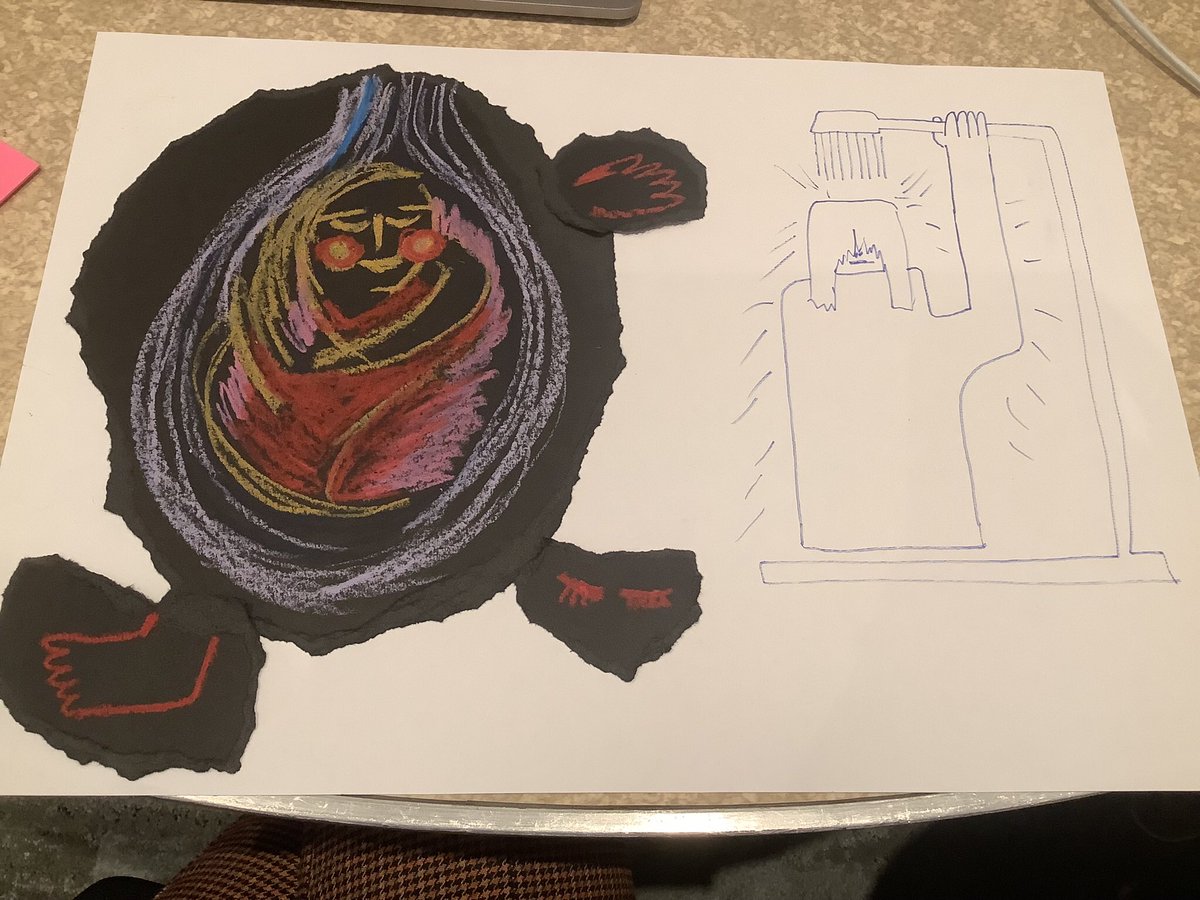 AliceCHaynes's tweet photo. The futuring (CHI)Art workshop was a #chi3023 highlight, with wonderful folks, an inspiring keynote from @saralaoui  and lots of ideas on how to welcome more artistic practices in HCI! Loved Michele’s twitting machine @IsottaAI and Anna’s etextiles sketches @a_pandix 👀 https://t.co/ltYwMexxN2