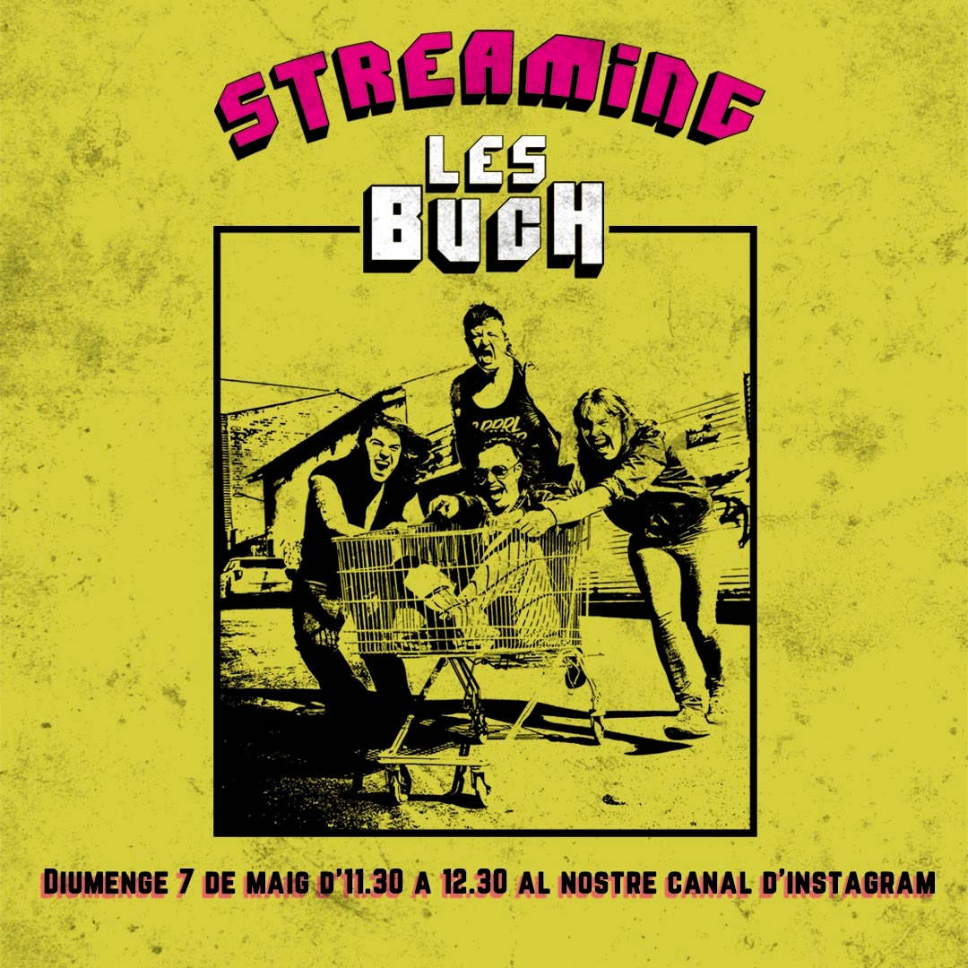 Dissabte ens vam quedar amb ganes de concert ⛈️ Per això aquest diumenge d'11.30 a 12.30 a instagram farem el concert que no vam poder acabar! instagram.com/les.buch/