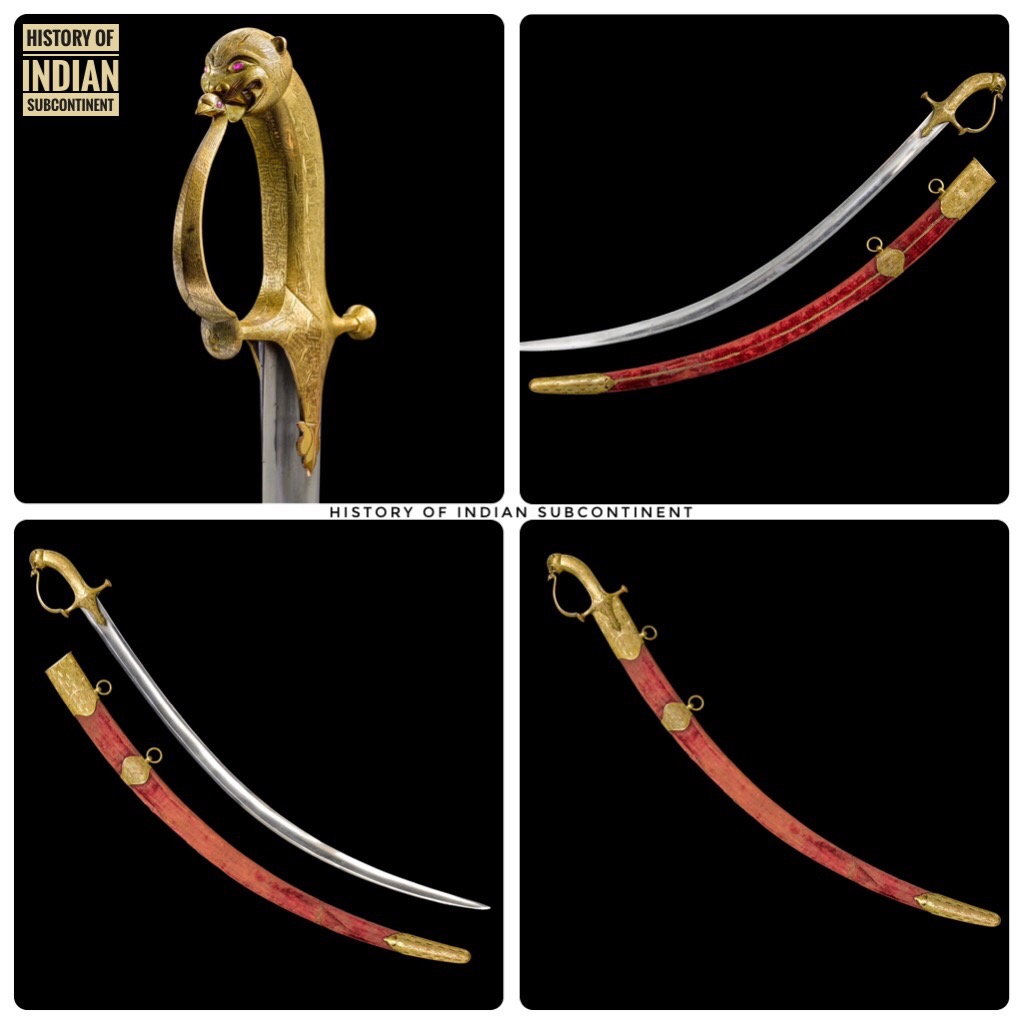 HISubcontinent's tweet photo. On 26 April 2023 a sword of #tipusultan has been auctioned by Sotheby’s London.Estimated price was 
£ 200,000 - 300,000.However it was sold for the price of £ 1,197,500. The auction had #Tipu quotes: ‘I would rather live two days as a tiger, than two hundred years as a sheep.’ https://t.co/KYT51TzsjP