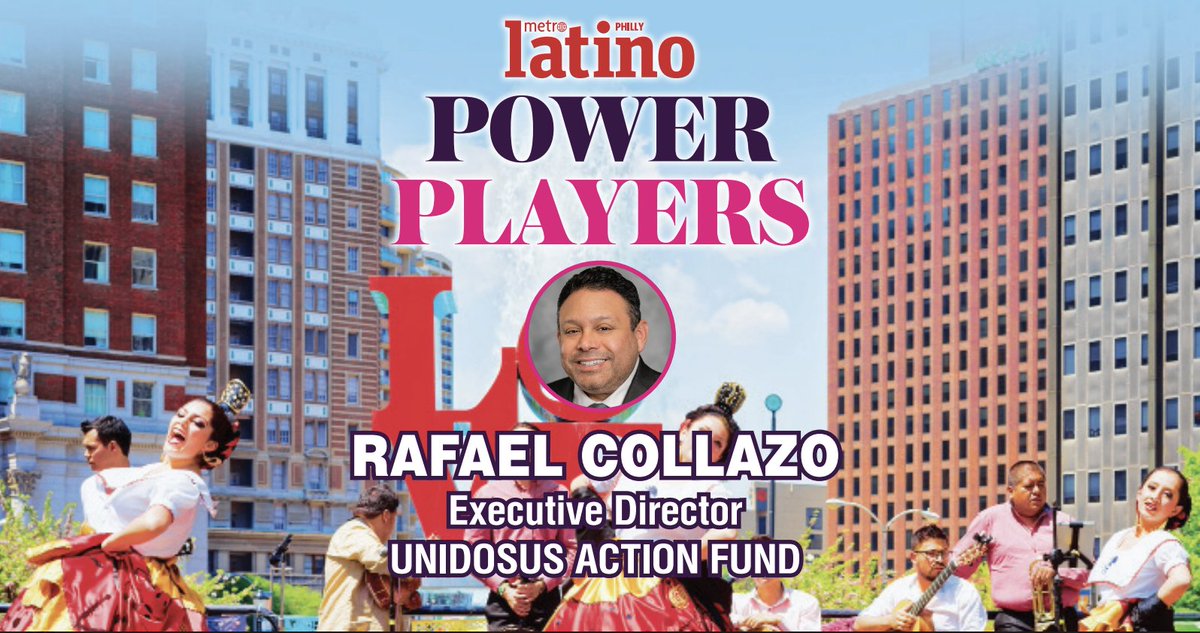 UnidosUSAF's tweet photo. Congratulations to our @UnidosUSAF Executive Director, Rafael Collazo (@collazophilly) who was named one of the 2023 Latino Power Players by @MetroPhilly!
#metrophillypp
#mppp
#powerlist
#phillypowerplayers
#philadelphiapp https://t.co/ixT0Zd4oEk