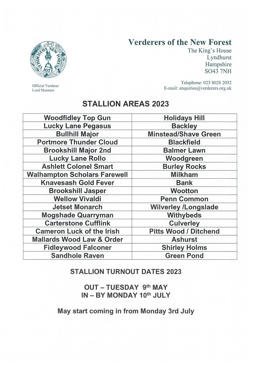 Stallions 2023
Riders are advised to always KEEP WELL AWAY from the stallions and their mares. DO NOT ride through or close to a herd. A stallion will naturally protect his mares. Your riding horse may be regarded as either a threat, or another mare to potentially join his herd.