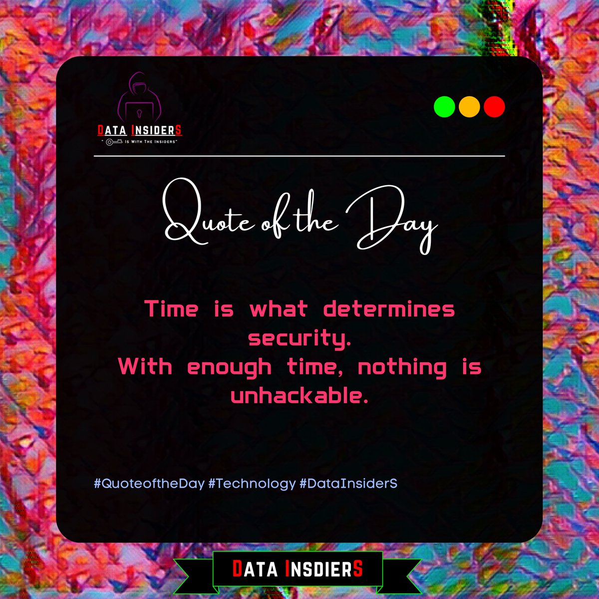 Data_InsiderS's tweet photo. βοΈ Quote of the Day βοΈ
.
.
#datainsiders #datainsider #data #content #quoteoftheday #quotes #facts #technology #cybersecuritytraining #cyberawareness #cybersecurity #google #microsoft #ceh #hacking #developer #viral #trending #top #best #education #cybersec #training #Twitter https://t.co/ZUKRWAqJzF