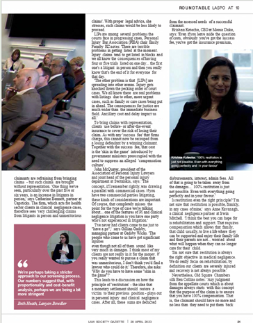 moosa_duke's tweet photo. The @lawsocgazette Roundtable is reported in the April 2023 edition of the Gazette. Our @kotecha_krishna attended and took part in the discussion about the impact of #LASPO ten years on, #AccessToJustice, #discountrates, #fixedrecoverablecosts and other future reforms. https://t.co/0lUeyjbbTR