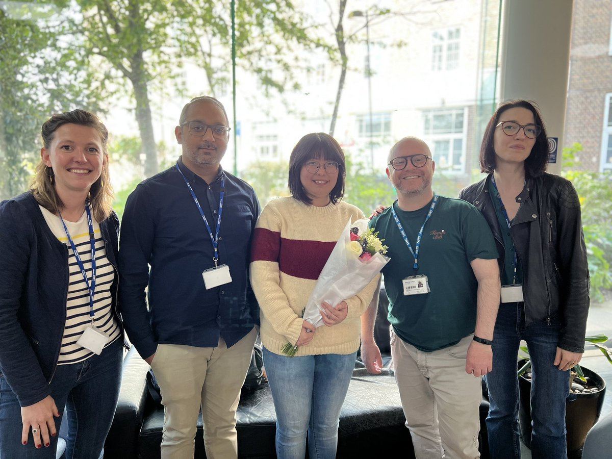 OCARC_Imperial's tweet photo. Lovely to have @zhaocheng_888 visit @OCARC_Imperial today before her PhD graduation later today! @TeamMcNeish @DarrenEnnis4 @hasanbmirza @gaia_giannone https://t.co/whBfCAK9Uu