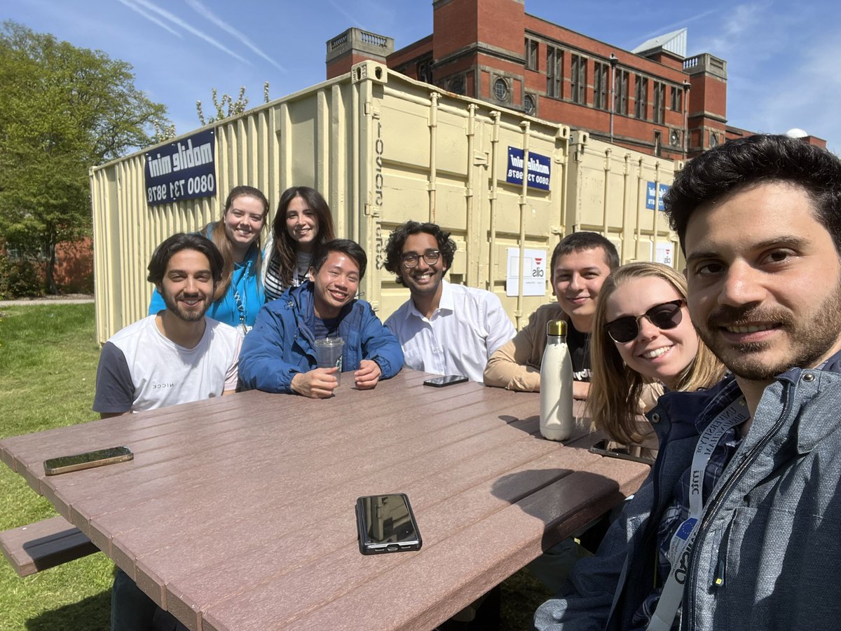 matongkiko's tweet photo. Just had lunch with most of our CDT cohort! Really nice to catch up with everyone, and we’re hoping to make it a more regular thing 😊 @topologicalchem @DinaMFouad ++ https://t.co/t0zP5iT8Vv