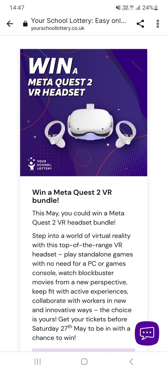 PFAPolegate's tweet photo. https://t.co/qKkxLISeIT #inittowinit @PolegateSchool @s_polegate win in the weekly draw and also be in with a chance to win this VR headset. https://t.co/SRKSpjBch1