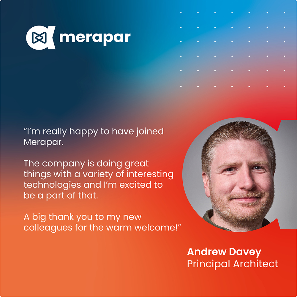 MeraparTech's tweet image. The @Merapar team continues to grow👏Welcome to the team Andrew Davey! #careersintech #techexperts #engineeringvalue