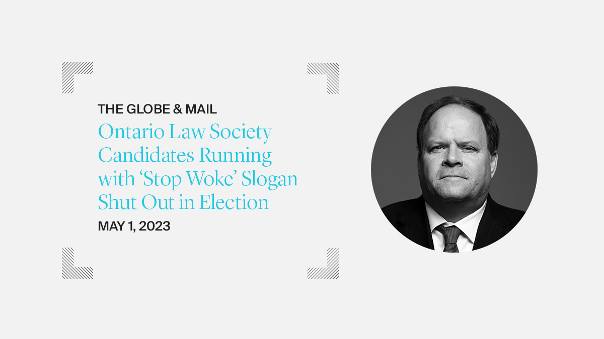 LencznerSlaght's tweet photo. ICYMI: Will McDowell was proud to be re-elected as @LawSocietyLSO Bencher, alongside 39 other @BGG_Coalition candidates! The @globeandmail spoke to Will about this landslide victory in their feature on the #BencherElection results. Read it here: https://t.co/JHcTp0bxWo https://t.co/LPeaWhWfXo