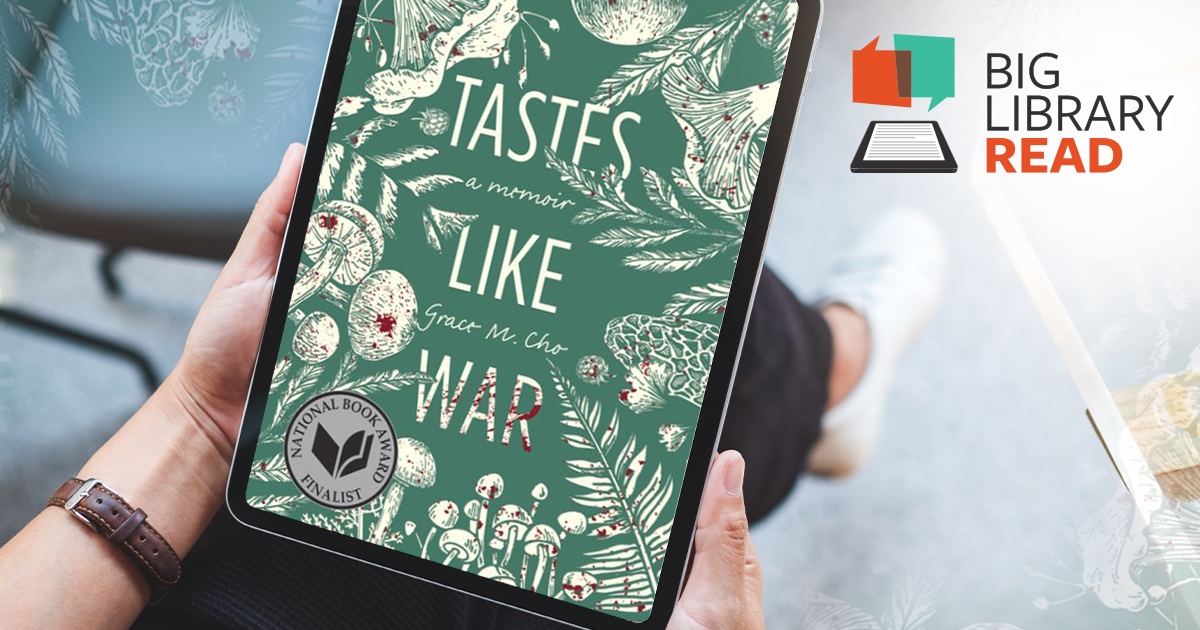 Drum roll please…#BigLibraryRead begins today! The featured title TASTES LIKE WAR by @GraceMCho is available with no waitlists or holds May 3-17 from <a href="/LibbyApp/">Libby, by OverDrive</a> biglibraryread.com

Use #BigLibraryRead for a chance to win a selection of bookish prizes ⭐️