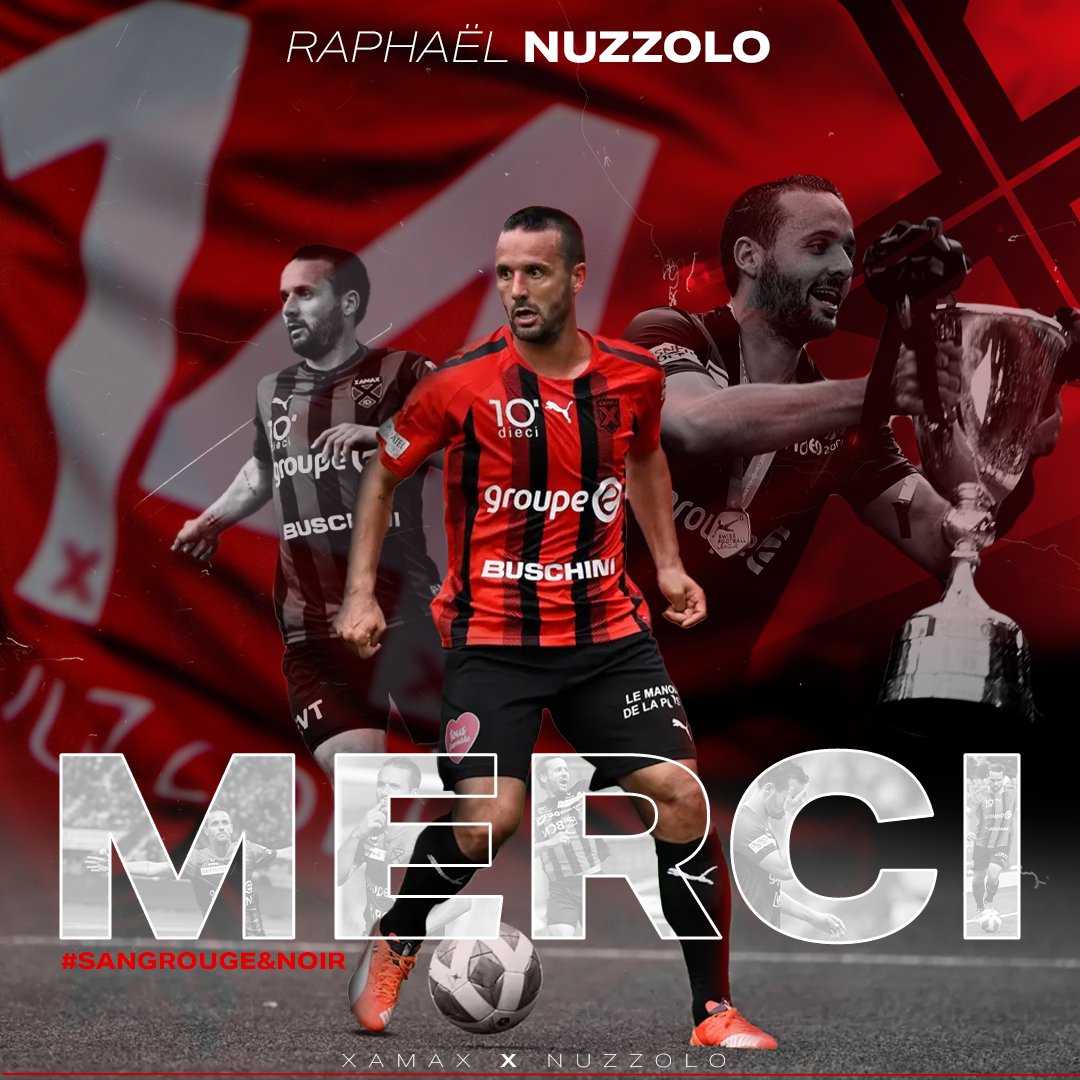 𝐌𝐄𝐑𝐂𝐈 𝐍𝐔𝐙𝐙𝐎𝐋𝐎 ❤️🖤

Notre emblématique numéro 14 mettra un terme à sa carrière à la fin de cette saison.

Communiqué complet : xamax.ch