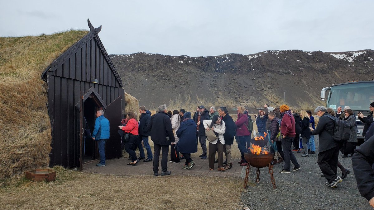 Wrapped up the #ISSPGM23 today with the @ISSP_survey group. Went for a lovely Viking house dinner from #reykjavik last night to celebrate.