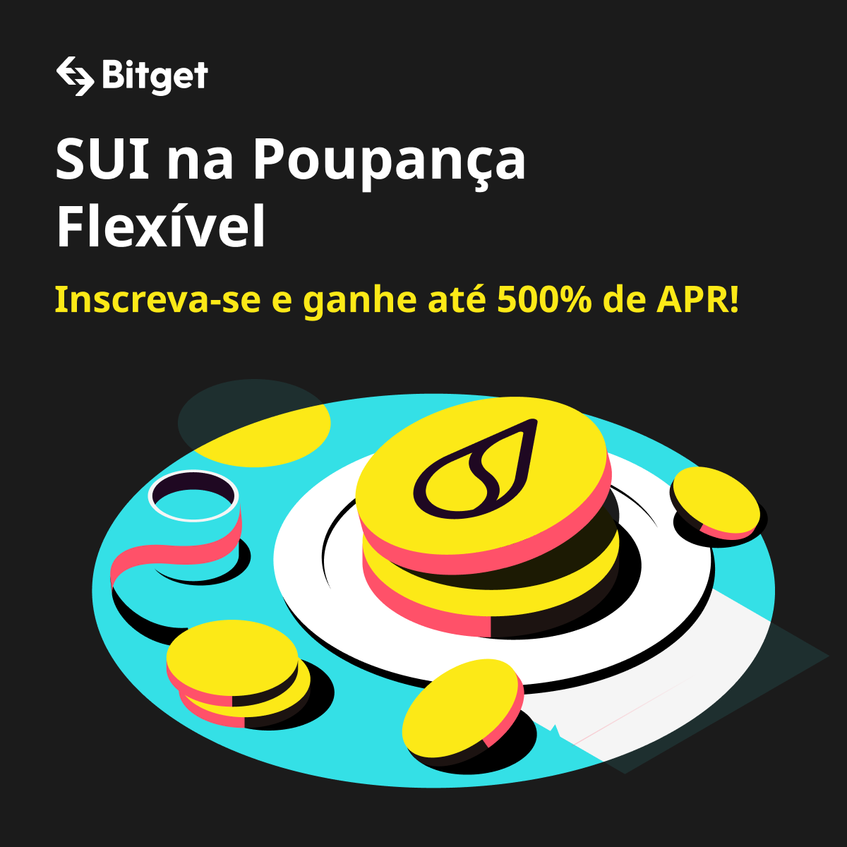 bitget_pt's tweet photo. A listagem de #SUI vem acompanhada com poupanças flexíveis incríveis de até 500% de APR🔥🔥🔥🔥
Uma oportunidade imperdível! 😍
Multiplique os seus ganhos agora mesmo 👉 https://t.co/qbugr3SMrc
#SuiNetwork #SUIxBitget #SuiEcosystem https://t.co/fljfpGgKqB