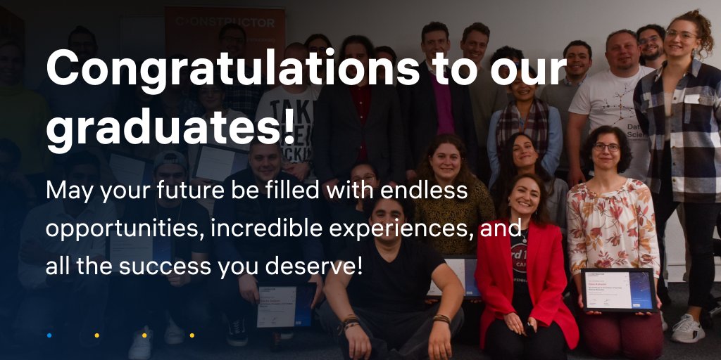 _CO_Academy's tweet photo. Congratulations to our amazing full-stack and data science students on completing their final presentation! 🎉 
#Fullstack #DataScience #HardWorkPaysOff #ConstructorLearning #ConstructorGroup
Learn more about our bootcamps here 👉 https://t.co/oHRSYOZ1Dh https://t.co/57fYXtq8SM