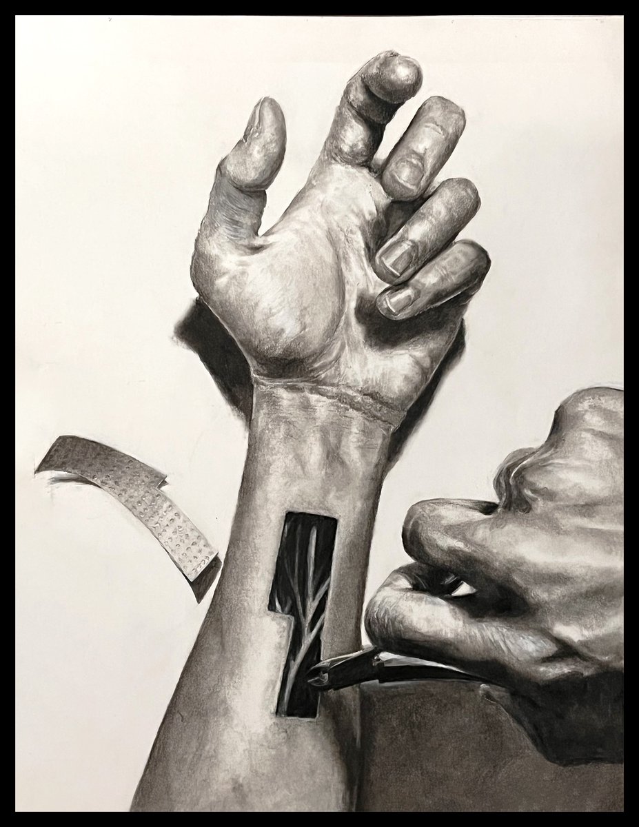 PineCrestArts's tweet image. #PCUpperSchool student Mira Sarigollu #PC2024 won 1st place in the 2023 Congressional Artistic Discovery Art Competition for FL&apos;s 20th district. Mira’s artwork, “Livewire,” will be on display for one year in the Cannon Tunnel of the U.S. Capitol. Congrats, Mira! #PCVisualArts