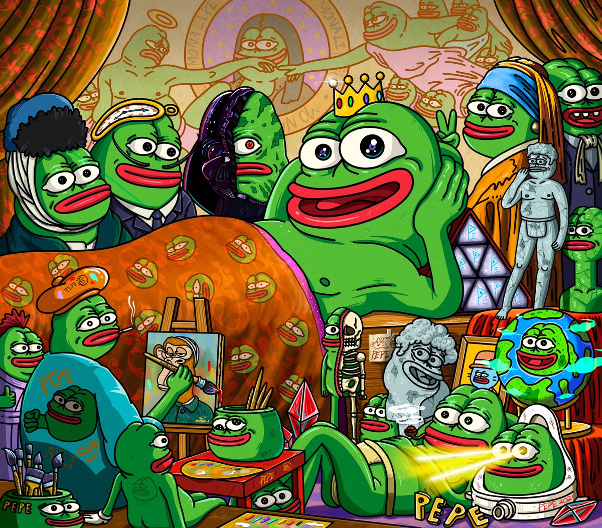If you have $PEPE we are family now and should follow each other 🐸

Rt + drop a comment and follow all pepes

Let’s get this pepe ⛓️ going 👇🏻