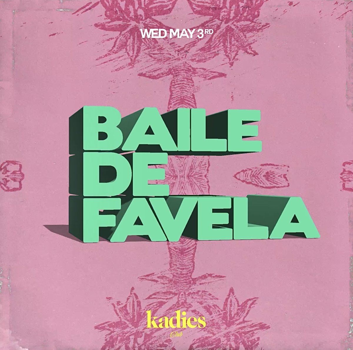 It's been a while since our last tweet... so here's a first step at getting back in the Twitter game!   

The launch of our new event; Baile De Favela - showcasing latin house, afrobeats &amp; reggaeton - every Wednesday night from 11PM - 3AM.   

 kadiesclub.com