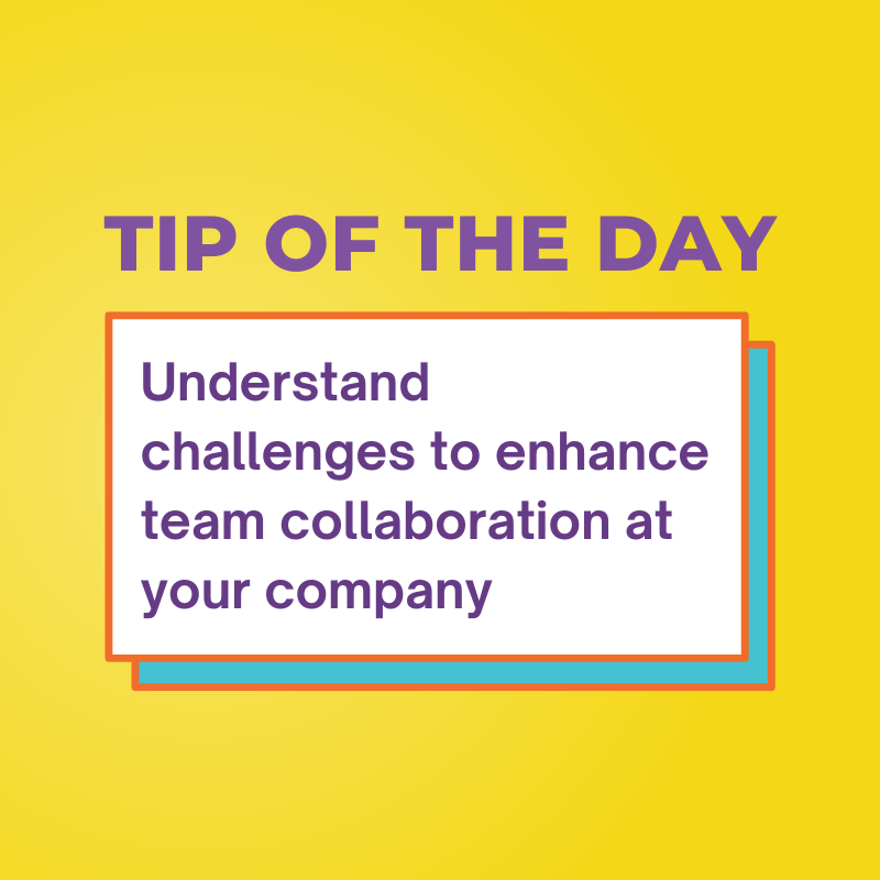 Take some time to sit back and take inventory, before you go all in and try to make changes. 

Cultivate a sense of curiosity and get to know your team’s collaborative style and where there are relational or systemic challenges.

#collaboration #teamwork
