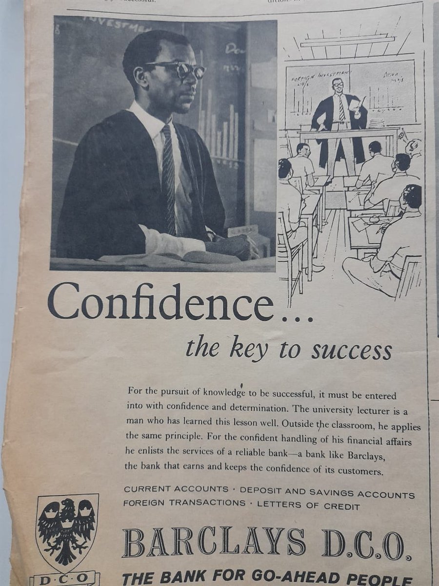 KafuiDey's tweet photo. Just rescued an April 1962 edition of Drum Magazine from the clutches of the gari and beans seller!

The ads chale!

#WayBackWednesday #DrumMagazine #printads https://t.co/zKRzM9Fu4E