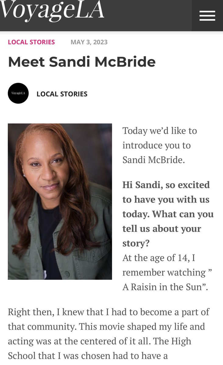 Sandi-Sandra McBride -Actor tweet media