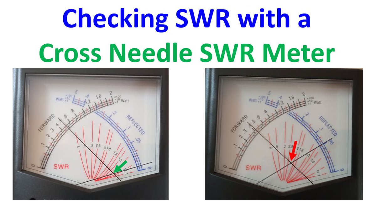 Johnsontechword's tweet photo. Checking SWR with a Cross Needle SWR Meter
https://t.co/Wcb4O28L33
#AmateurRadio #HamTwitter #HamRadioTwitter #HamRadio https://t.co/OSHHL3wNwY