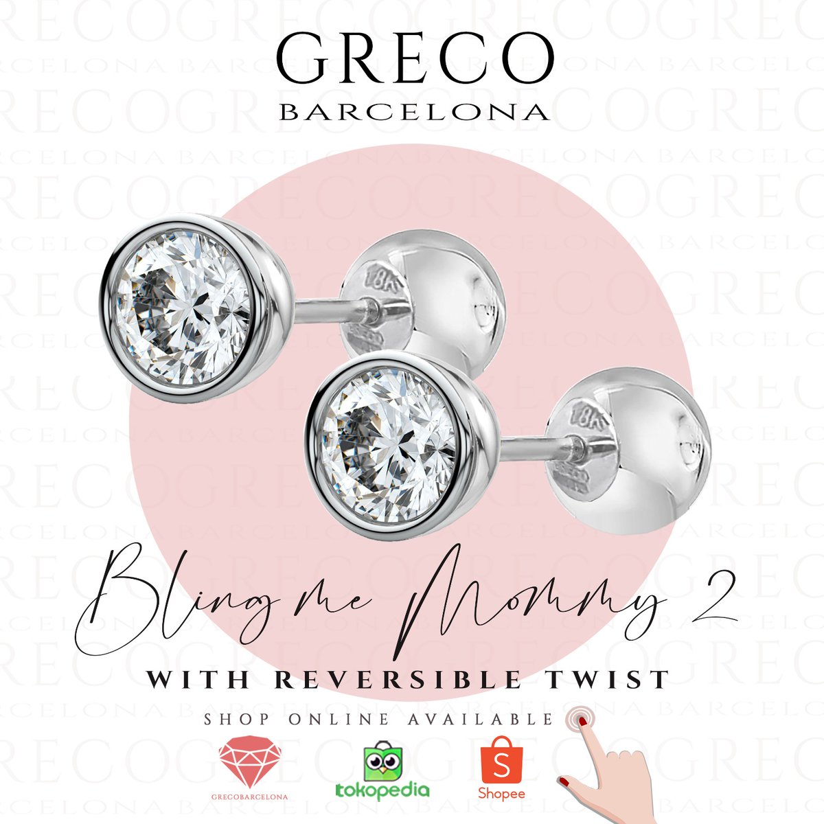 GrecoBarcelona's tweet photo. ✨ Bling Me Mommy II ✨

Bezel Diamond wrap in 18K White Gold Ball Shape earrings for your little bundle of joy.

Discover Greco Bebé Limited edition 2023 @rspondokindah 

For Detail Information: https://t.co/baOb2ZNgY1 https://t.co/rvfRvpOeAX