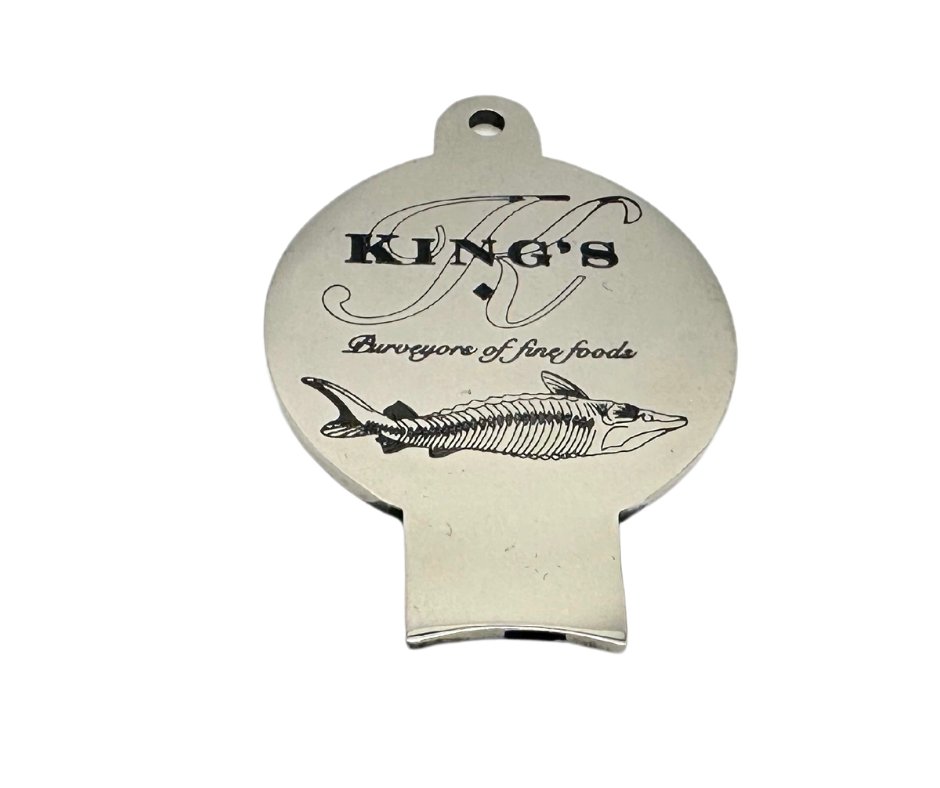 Why use anything else?

Steel King’s Caviar Key Tin Opener - Make light work of opening your King’s caviar tin with our handy caviar key.
kingsfinefood.co.uk/shop/kings-cav…

#kings #caviaropener #caviarkey #lightwork #handy #useful #kingsdesign #caviar