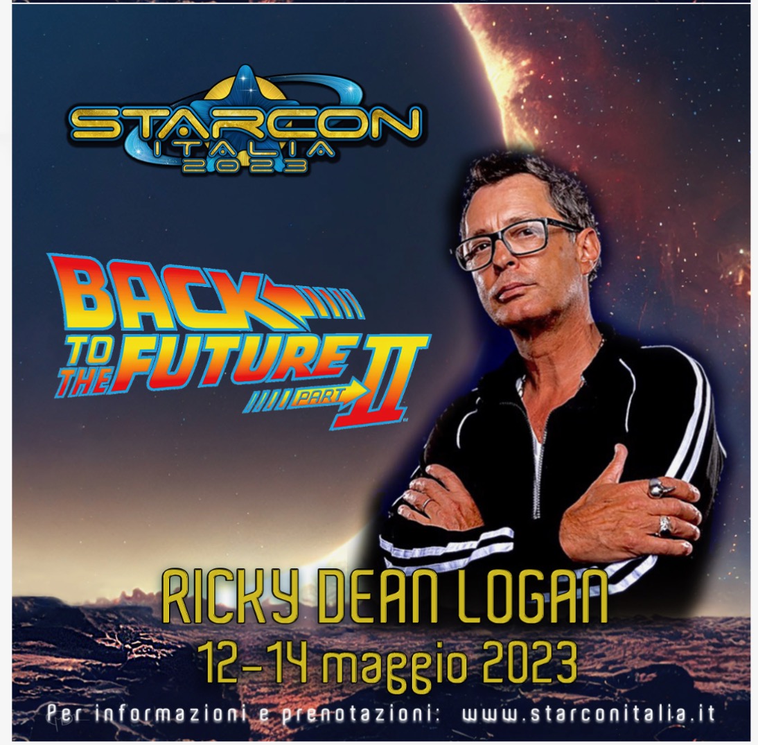 Meet Ricky Dean Logan #Data May 12-14, 2023 at Starcon Italia in Bellaria, Italy! BacktotheFuture.events