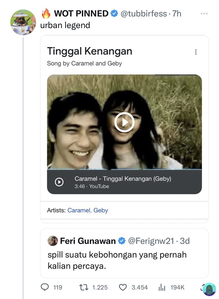 💚Ini tuh urban legend? Emang awal mulanya apa?Sender nggak tau😭🙏🏻