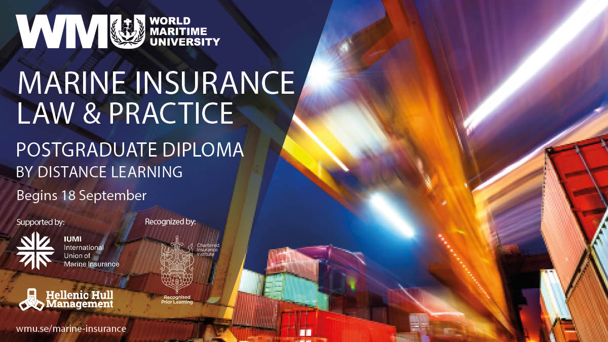 Advance your career with our 11-month #online Marine Insurance #postgraduate #diploma! It offers an outstanding academic foundation for #marine #insurance professionals &amp; professionals planning to move into the field. <a href="/IUMI_marine/">IUMI</a> <a href="/AHHullInsurance/">Hellenic Hull</a>  bit.ly/3KPeayy