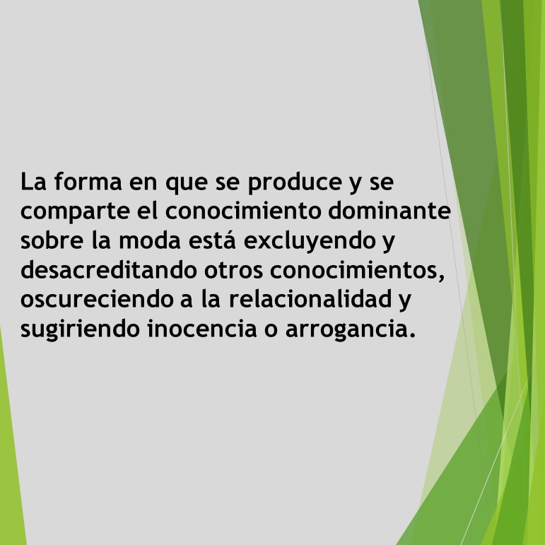 centrotextilsus's tweet photo. CONVERSACIONES SOBRE…
La moda sostenible, ya fue?
Visiones indígenas para la moda
Moda, diseño y decolonialidad
Integración de la naturaleza con el diseño y la moda
Economía comunitaria y moda
Una reflexión crítica sobre moda
Decrecimiento, diseño y moda

otra-org/esp/programas https://t.co/8poeSK1au6