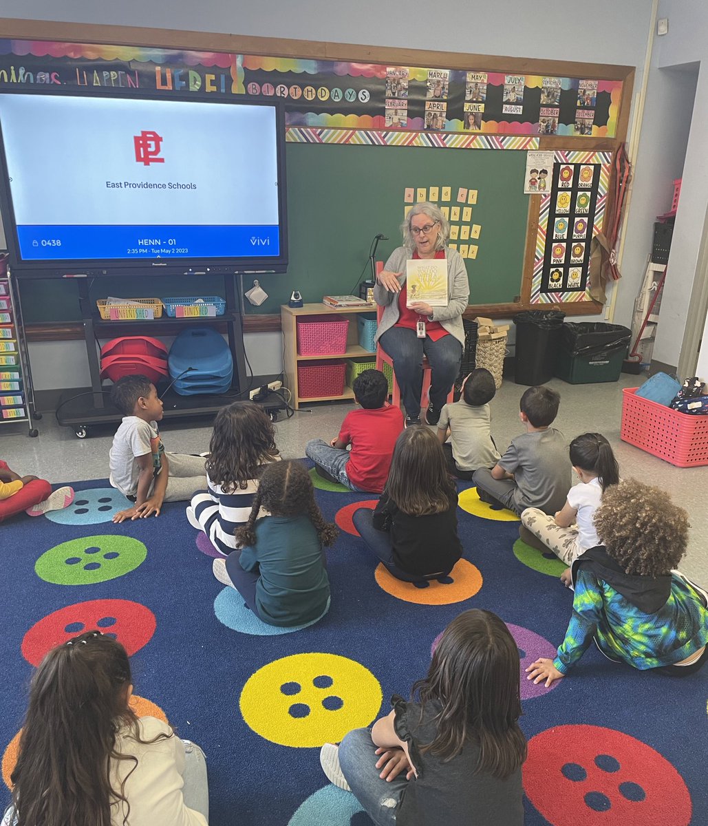 We love having guest readers for reading week!