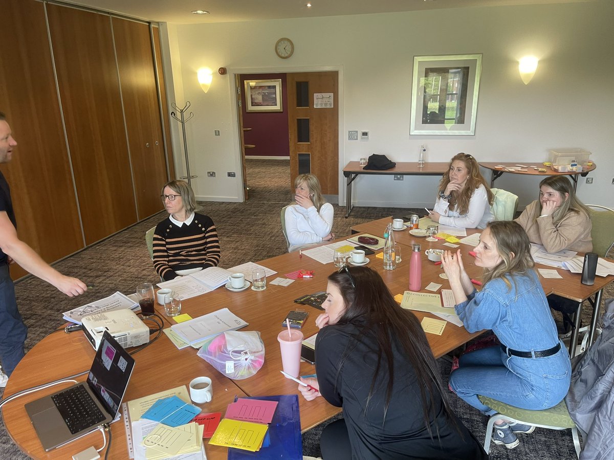 upbeatwales's tweet photo. Teacher #CPD in Wrexham today with enthusiastic victims!! ๐คฃ @CollectiveLearn @BorrasPark #VictoriaCP https://t.co/dsi1iBRxzE