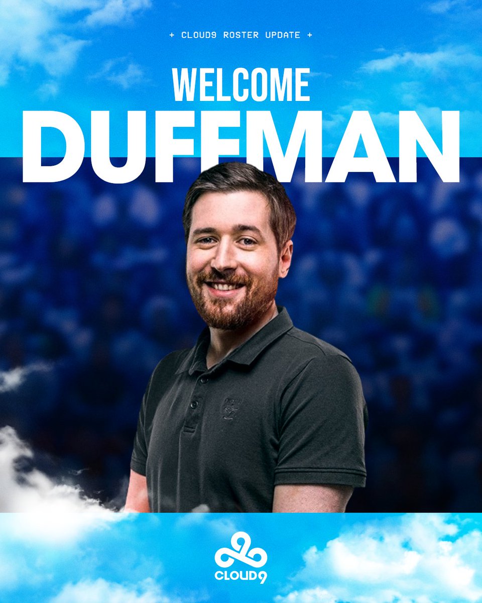 C9LoL's tweet photo. He's hungry to win MSI for a second time 😤

Please join us in welcoming our newest Assistant Coach, @DuffmanLoL! #C9WIN https://t.co/IzrAxmWmBj