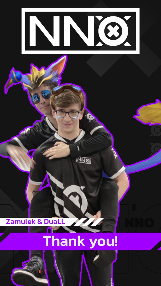 NoNeedOrga's tweet photo. After our first split in the Primeleague we say goodbye to @zamuleklol and @ImDuaLL. We would like to thank them for playing in our very first team! Even though the split didn't go as we hoped, they always gave their best. We wish them the best for their future. 

Thank you🖤🤍 https://t.co/dow3AFNShy