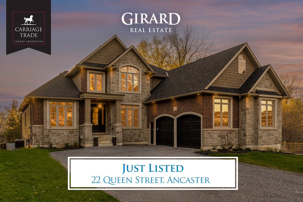 GirardTeamRLP's tweet photo. 🏡 22 Queen Street, Ancaster
💲 2,395,000
🛏️ 3 | 🛁 4 | 📐 3,064 sq.ft.
ℹ️ Virtual Tour Website: https://t.co/aO2YGcWe2I

#JustListed #Ancaster #LuxuryRealEstate #Bungalow https://t.co/t3KmEDekaZ